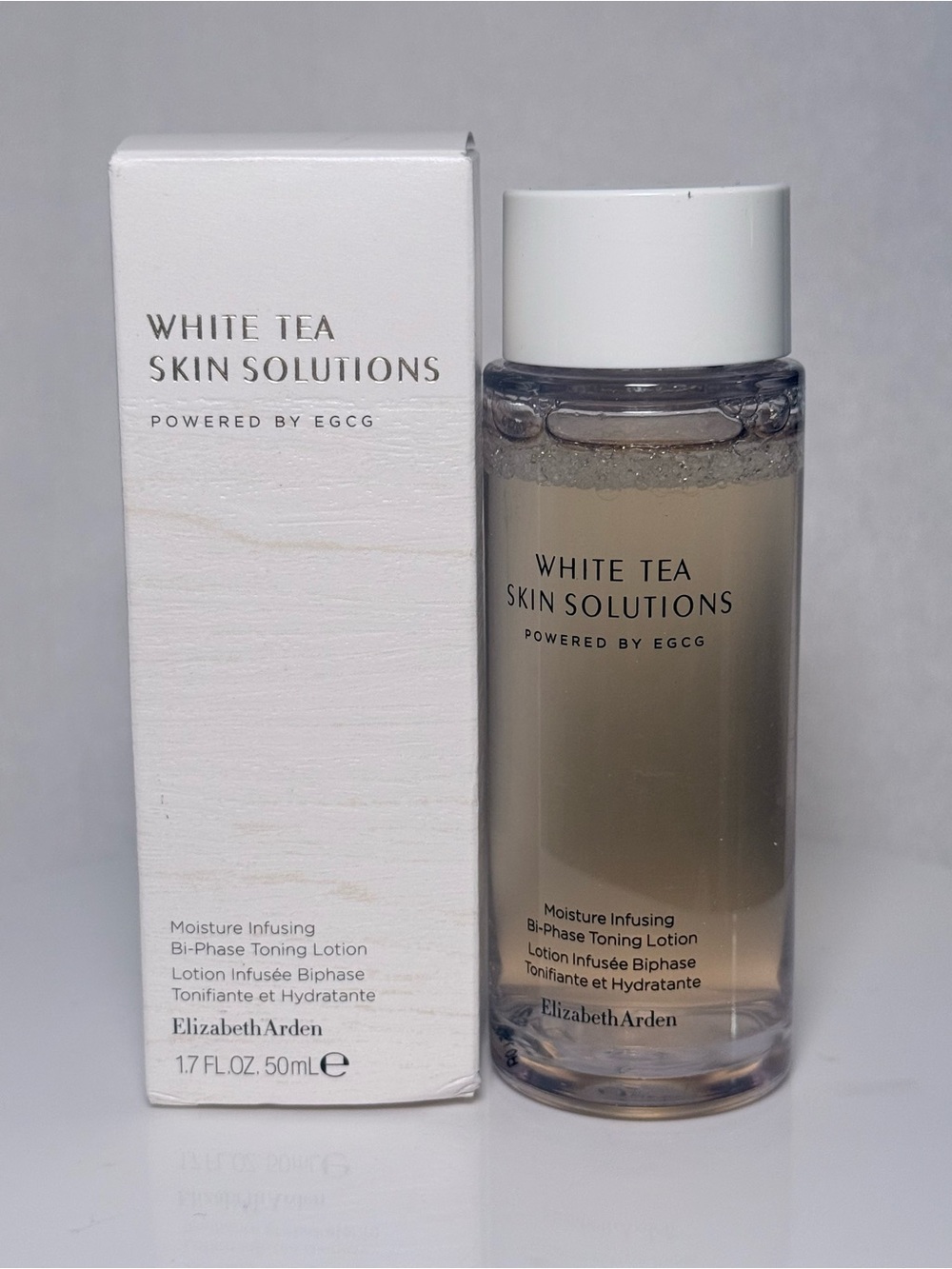Elizabeth Arden White Tea Skin Solutions  Bi-Phase Toning Lotion 1.7 Oz